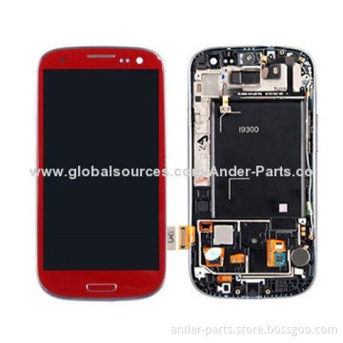 Wholesale LCD display for Samsung Galaxy S3 i9300 mini, fo I747/T999/L710/I535/E210S/I9305
